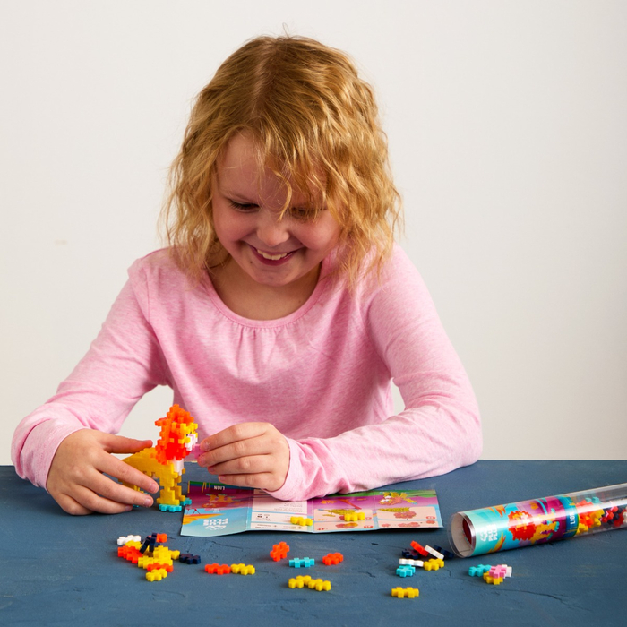 Plus-Plus - Lion, Tube with 100 pcs