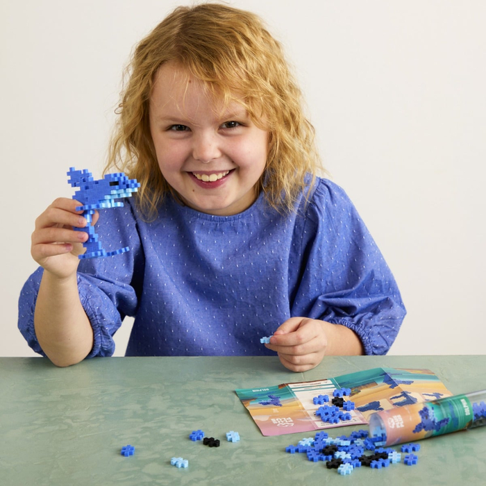 Plus-Plus - Dolphin, Tube with 100 pcs