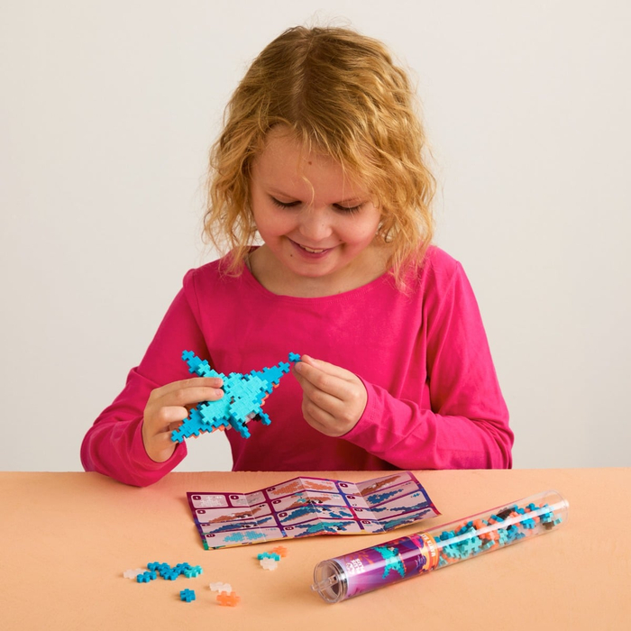 Plus-Plus - Manta Ray, Tube with 100 pcs