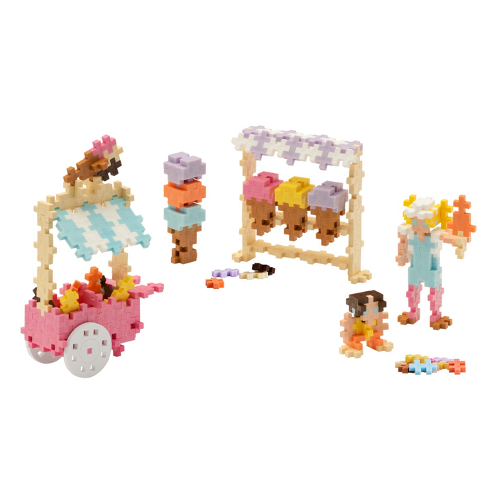 Plus-Plus - Learn to Build Ice Cream Shop, 285 pcs