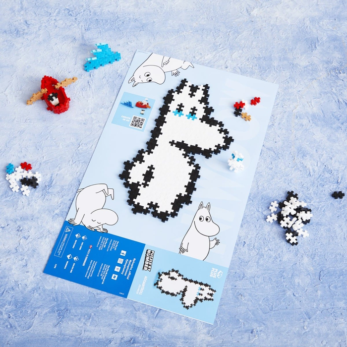 Plus-Plus - Puzzle By Number, Moomintroll, 270 pcs