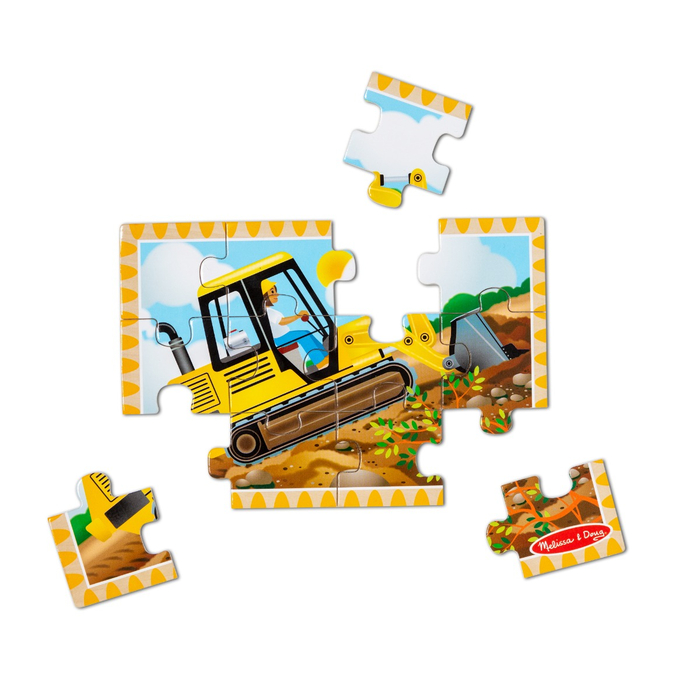 Jigsaw Puzzles in a Box - Construction, 4 x 12 pcs