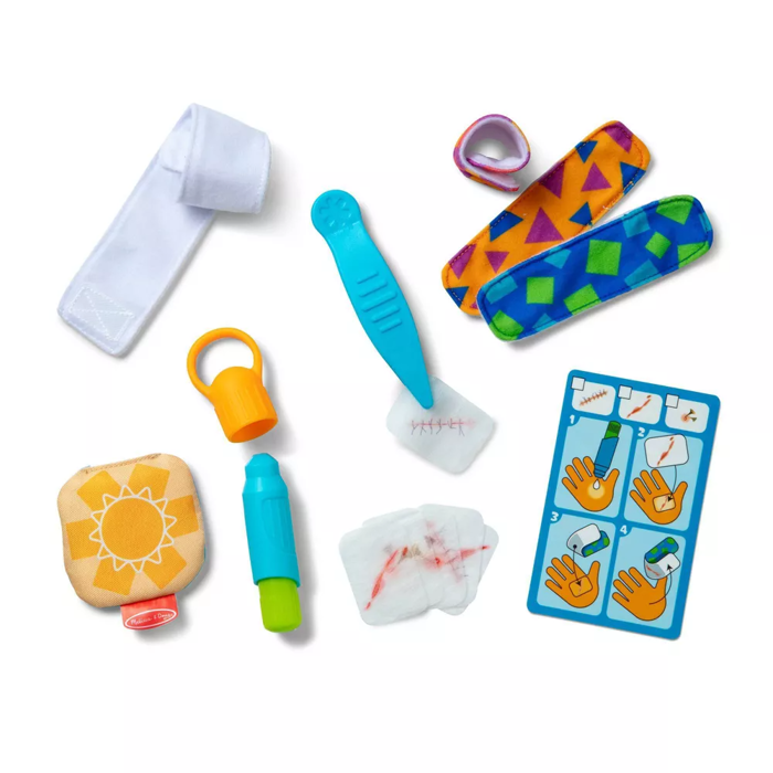 Boo-Boos & Bandages Reusable Play Set, 16 pcs