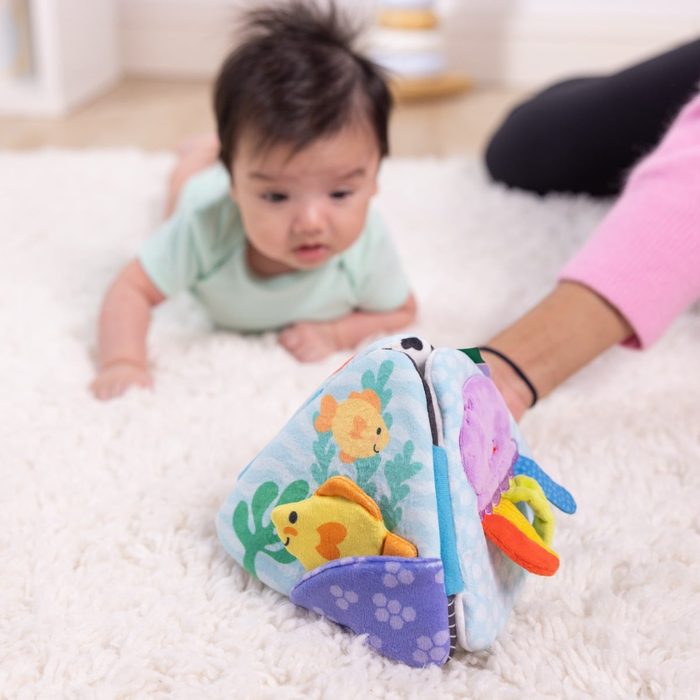 Tummy Time Triangle - Ocean
