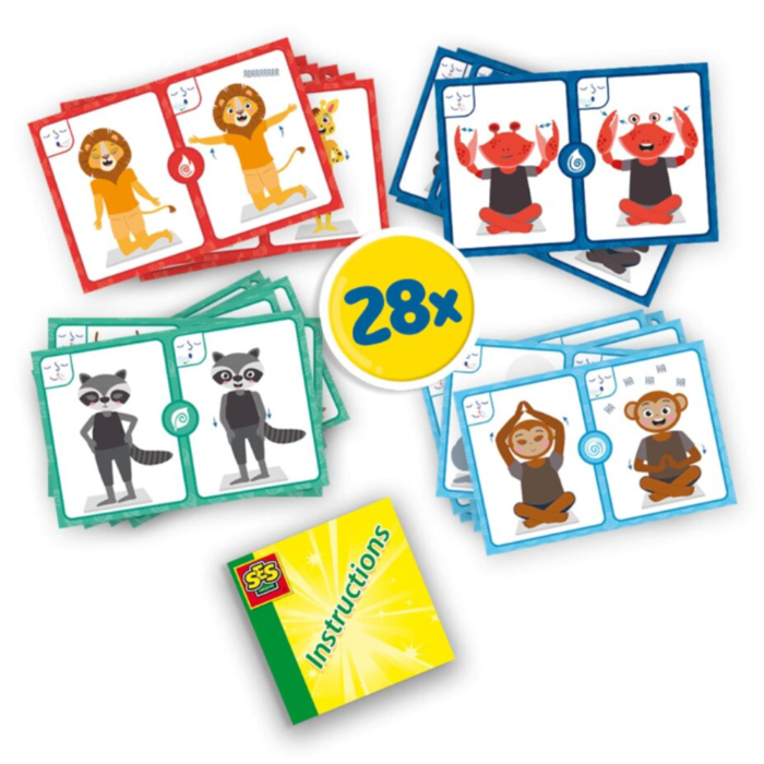 Animal Zen Yoga with 28 Flash Cards
