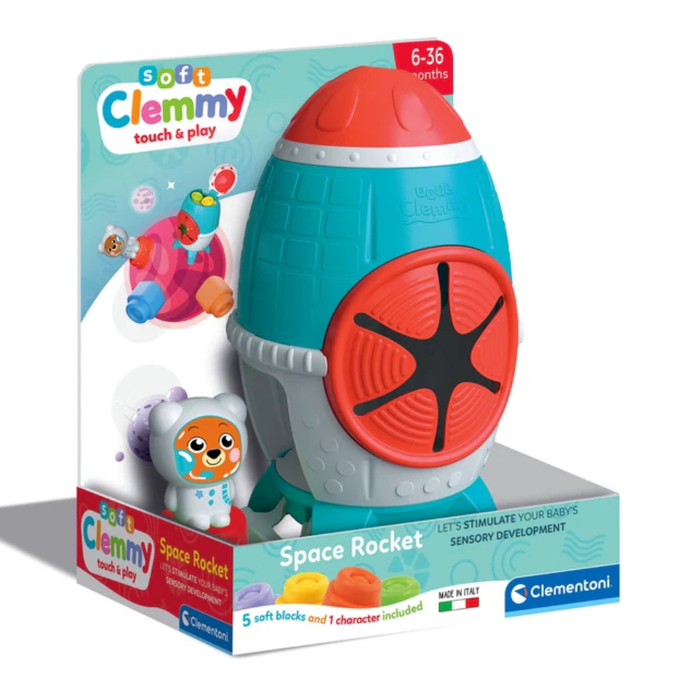 Space Rocket Toy with Soft Blocks