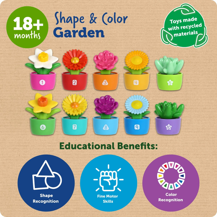 Shape & Colour Garden Activity Set