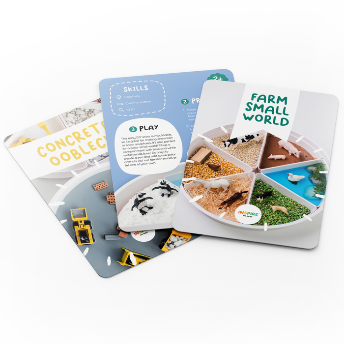 PlayTRAY Sensory Play Activity Cards