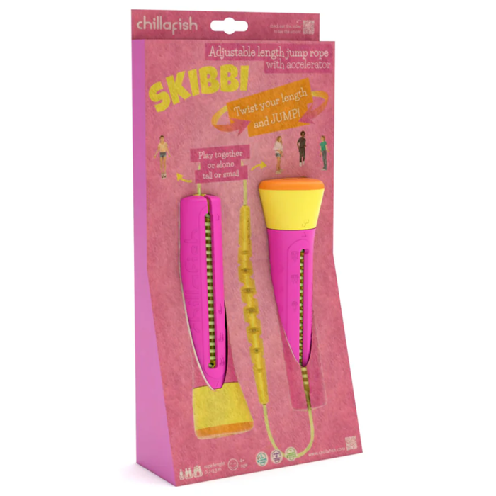 Skibbi Adjustable Length Jump Rope - Pink