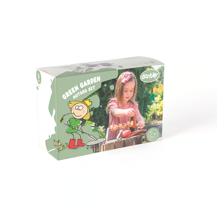 Green Garden Hotdog Set with 9 pcs