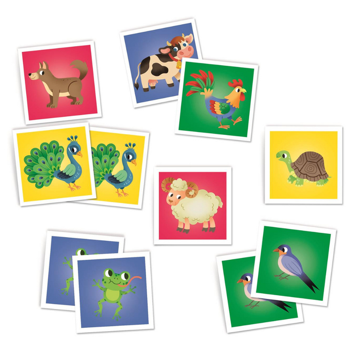 Memory Matching Game - Farm Animals