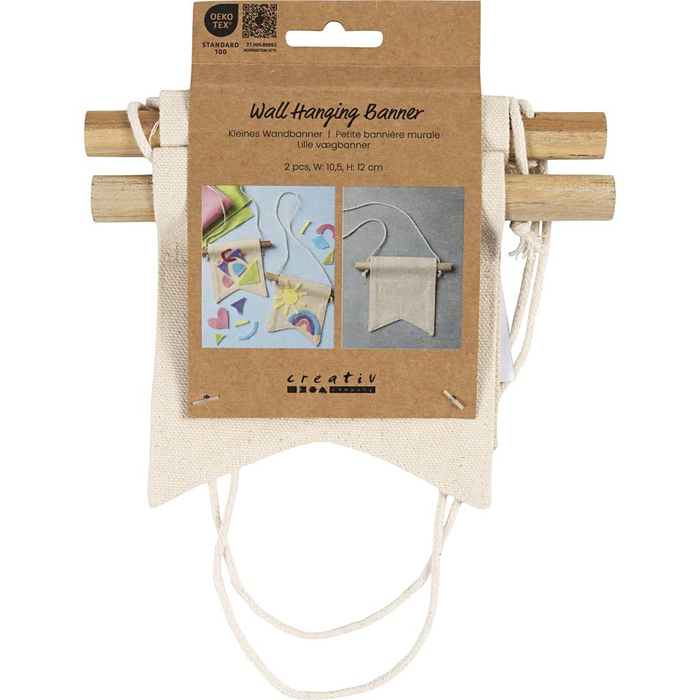 Decorate Your Own Mini Banners, 2 pcs
