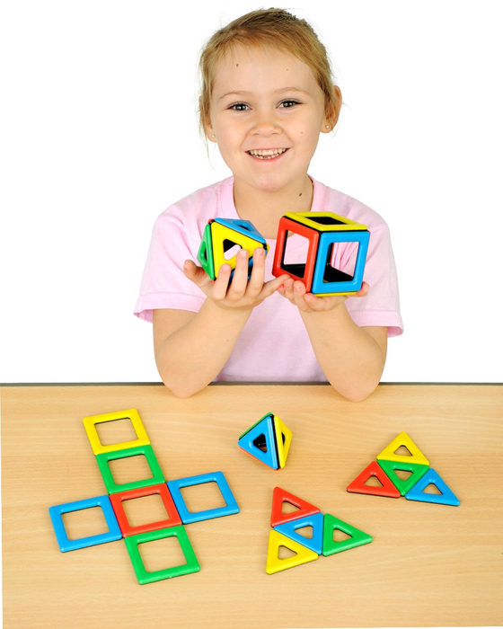 Polydron Magnetic Play Set, 32 pcs