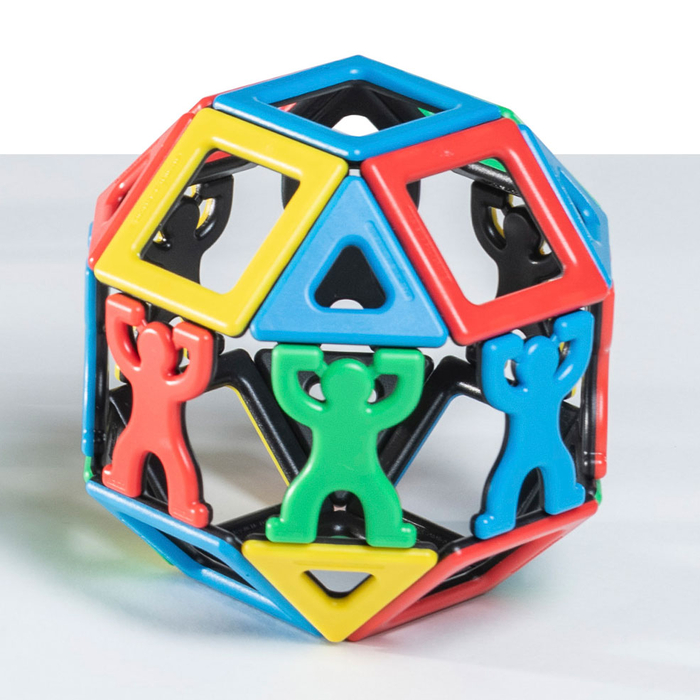Polydron Magnetic Acrobats Set, 54 pcs