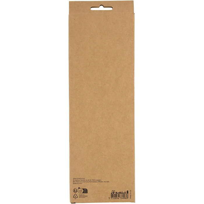 Chenille Pipe Cleaners Ø6 mm - Natural, 25 pcs