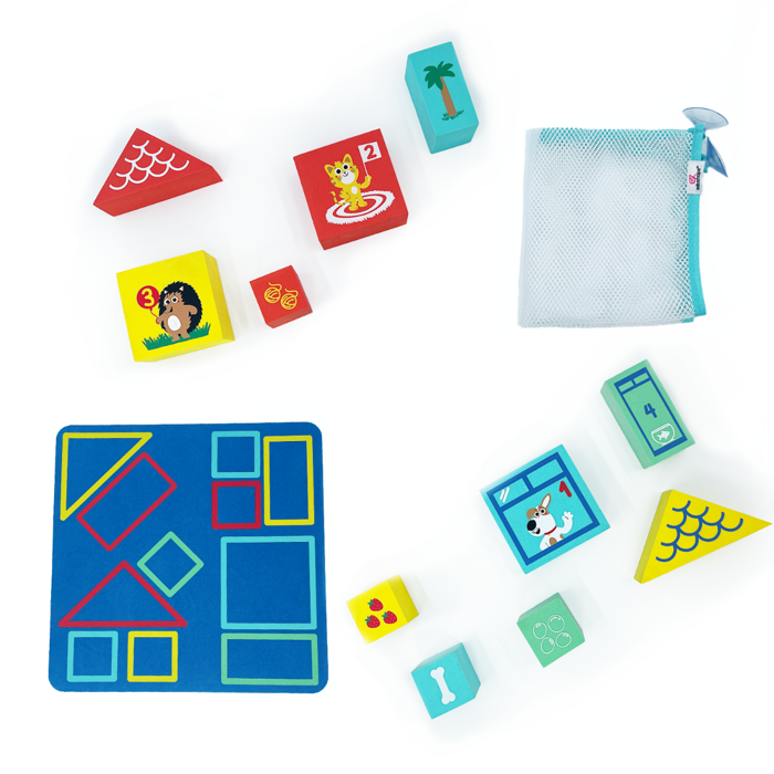 Bath Fun - Floating Blocks