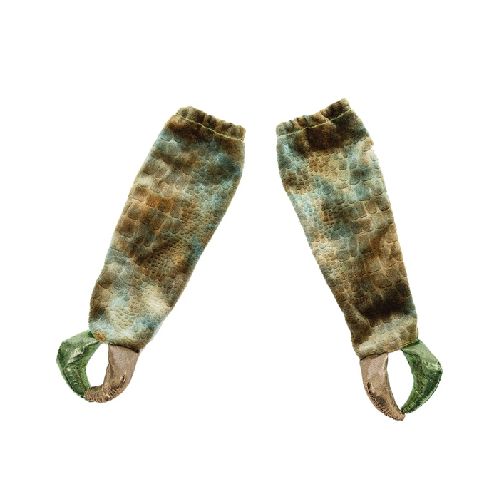 T-Rex Cape with Claws - Green, 4-6 yrs
