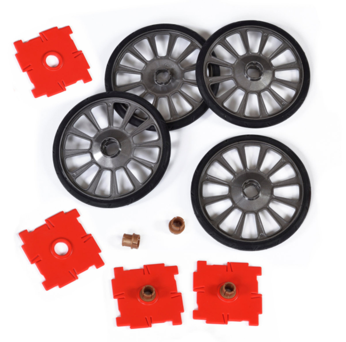 Polydron Construction Set Accs. - Wheels, 12 pcs