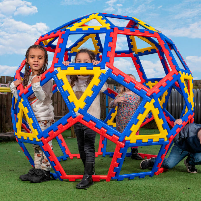 Polydron XL Geo Dome, 62 pcs