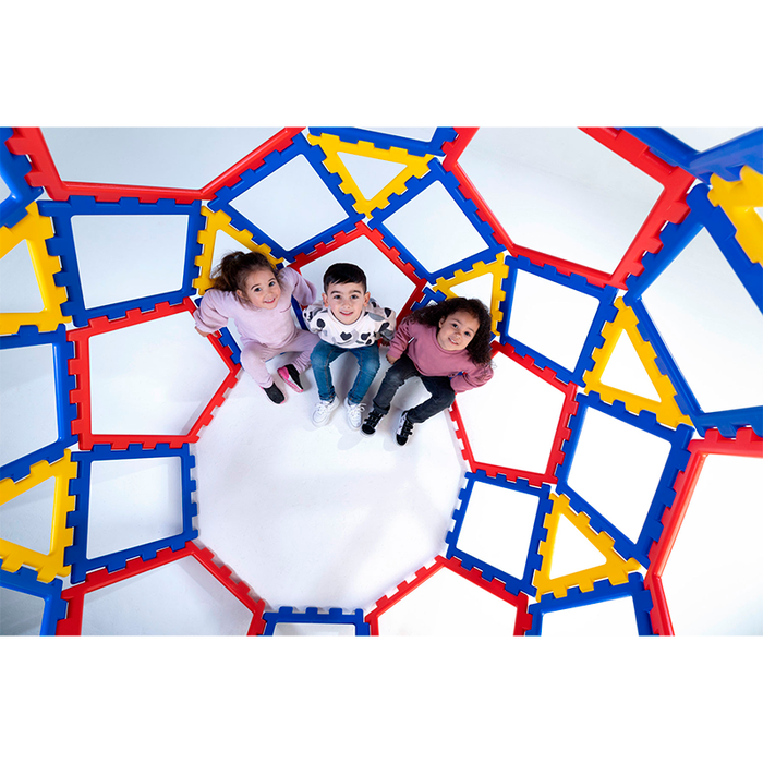 Polydron XL Geo Dome, 62 pcs
