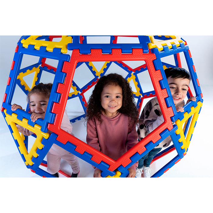 Polydron XL Geo Dome, 62 pcs