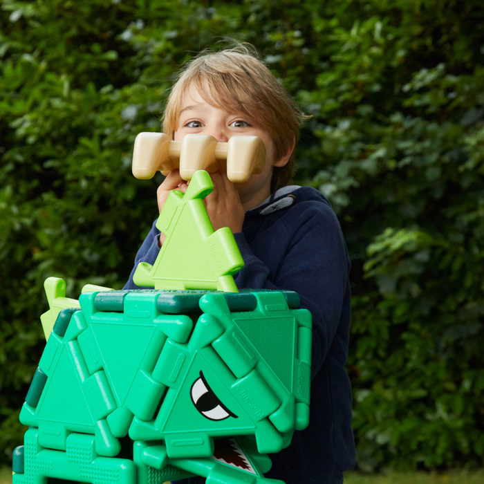 Polydron Giant Set - Dinosaur, 130 pcs