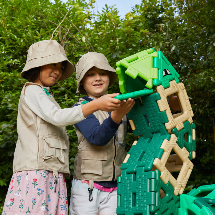 Polydron Giant Set - Dinosaur, 130 pcs