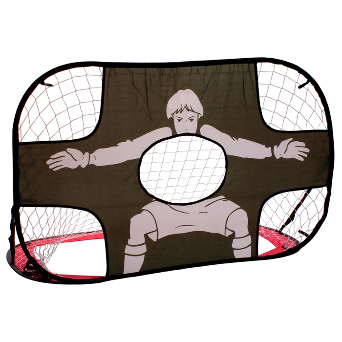 Pop Up Soccer Goals incl. Target Net, 2 pcs
