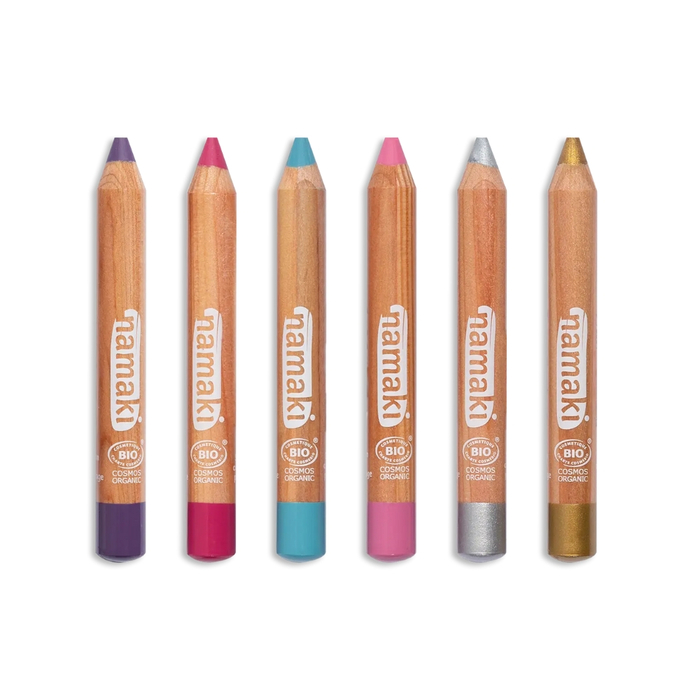 Face Crayons - Magical Worlds, 6 pcs