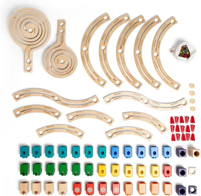 Quadrilla Marble Run - Cyclone, 202 pcs