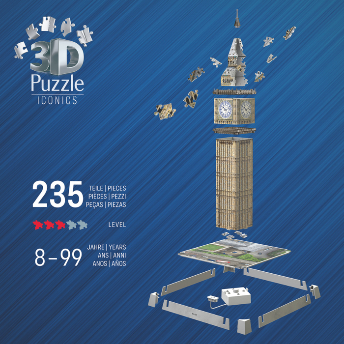 3D LED Puzzle with 216 pcs - Big Ben