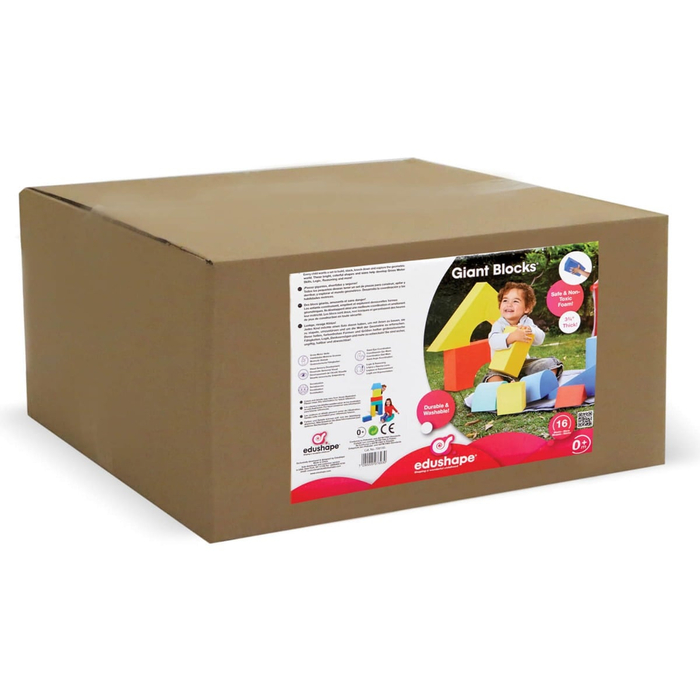 Foam Building Blocks, 16 pcs