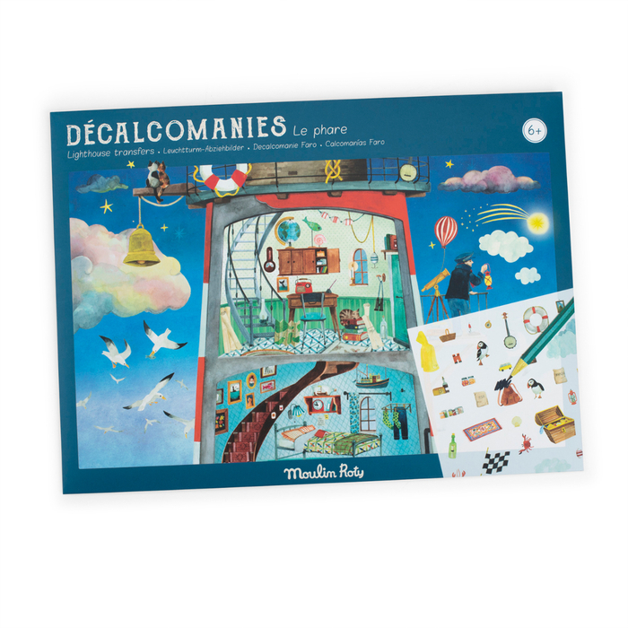 Rub-On Transfer Stickers - Lighthouse
