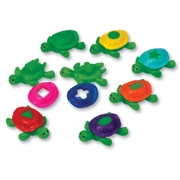 Shape Shell Turtles Bath Toys, 8 pcs