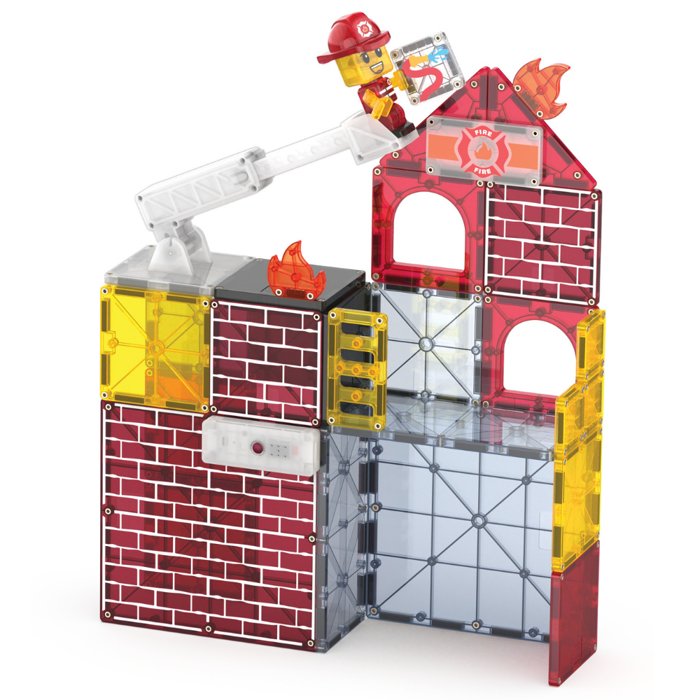 Magna-Tiles | Fire Station, 50 pcs