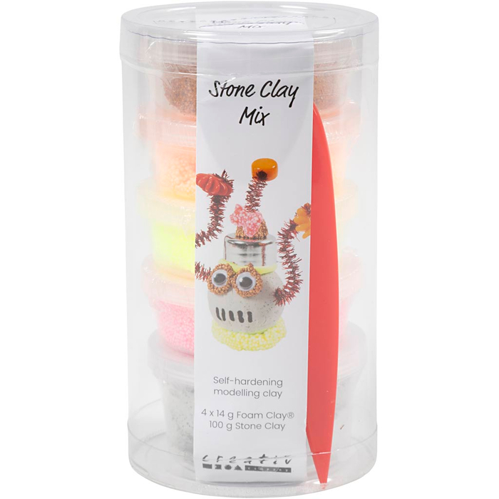 Stone Clay & Foam Clay Mix - Golden Colours