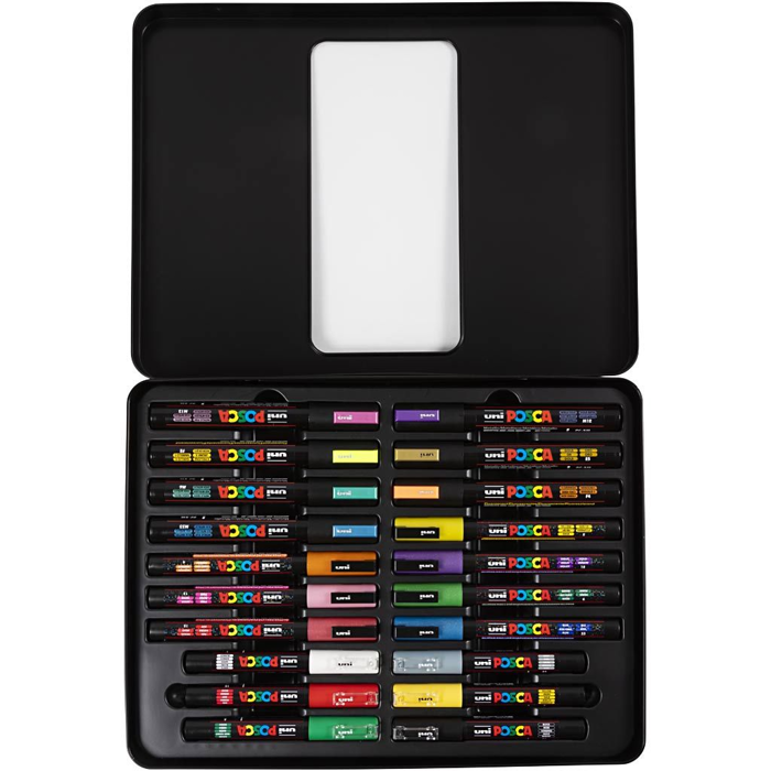 Posca Markers in Case - Groovy Colours, 20 pcs