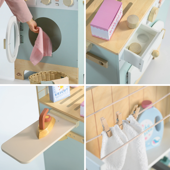 Wooden Laundry Unit