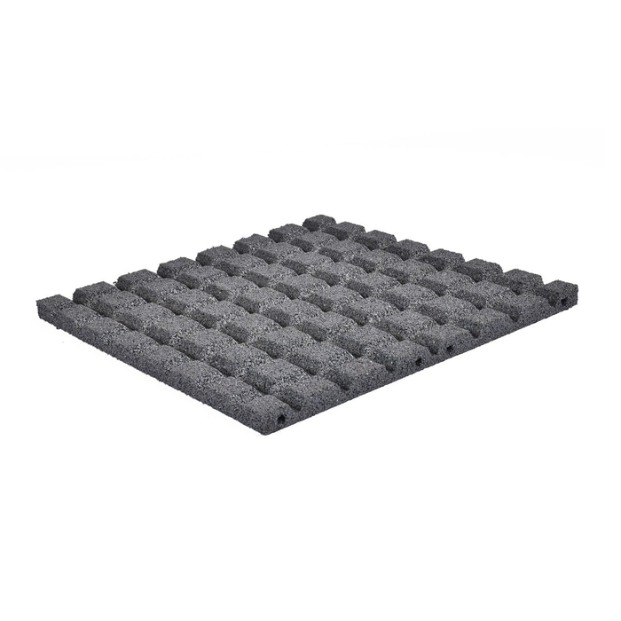 Safety Mat 50x50 cm/30 mm - Grey