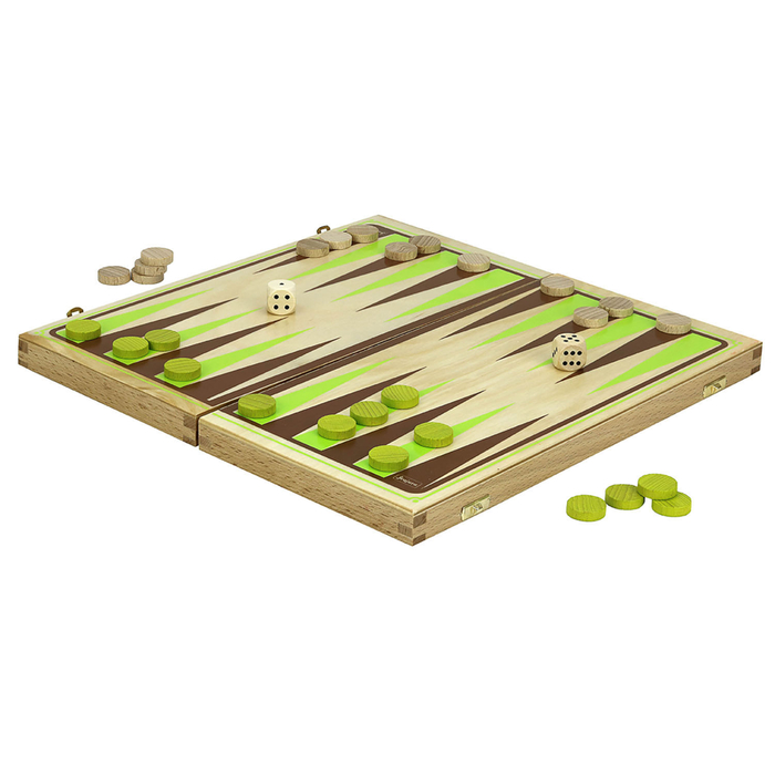Backgammon Set in Wooden Case