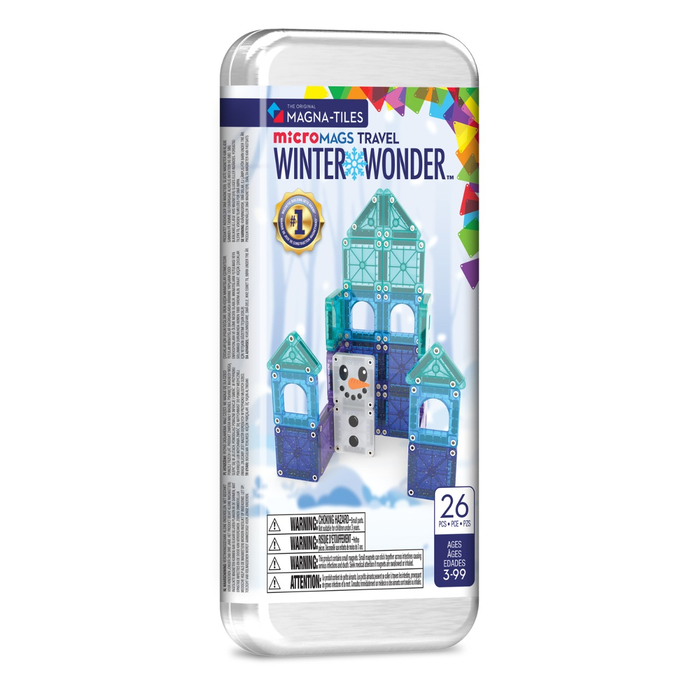 Magna-Tiles | microMAGS Winter Wonder, 26 pcs