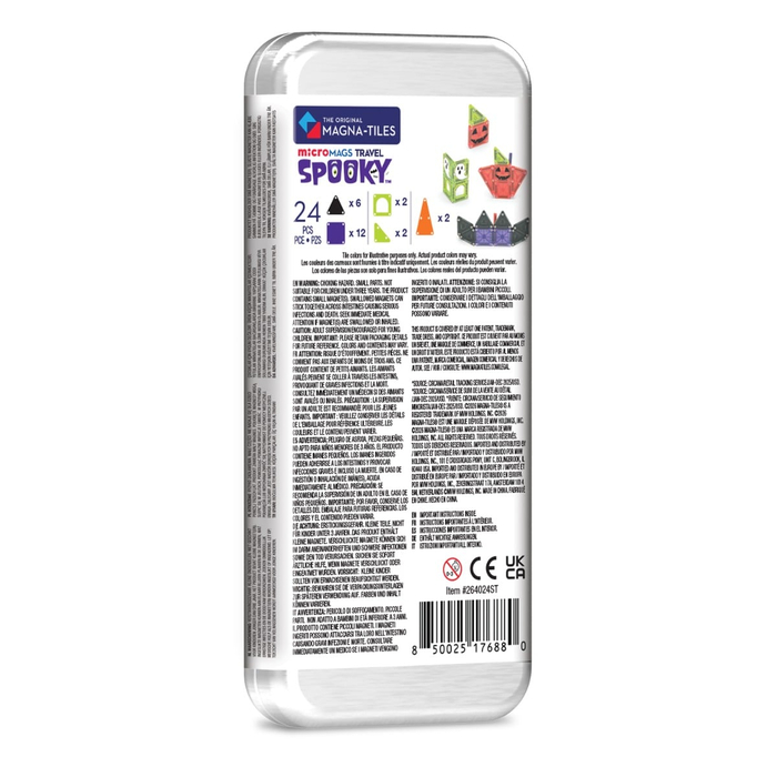 Magna-Tiles | microMAGS Spooky, 24 pcs