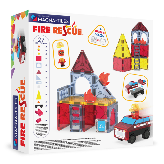 Magna-Tiles | Fire Rescue, 27 pcs