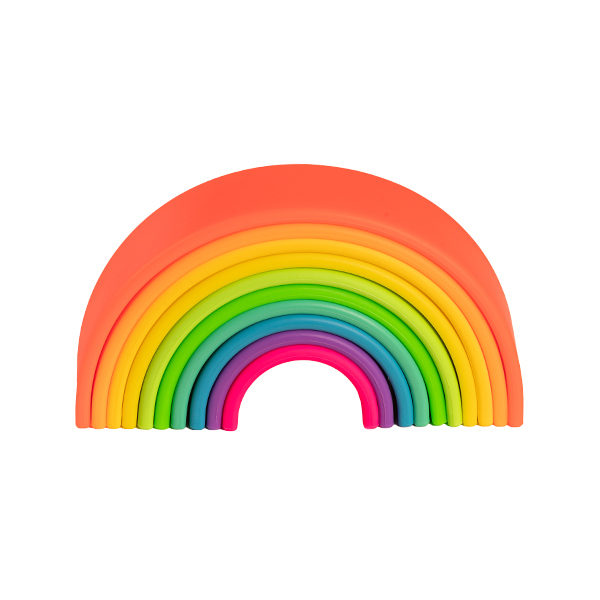 Silicone Rainbow - Neon, 10 pcs