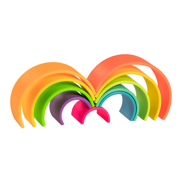Silicone Rainbow - Neon, 10 pcs