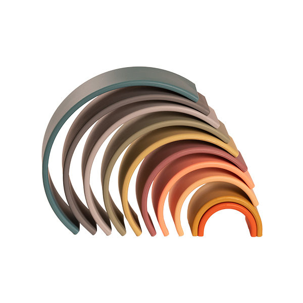 Silicone Rainbow - Nature, 10 pcs