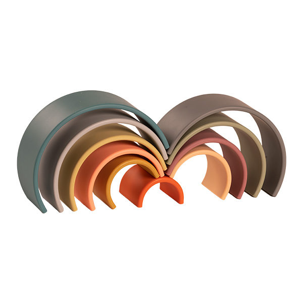 Silicone Rainbow - Nature, 10 pcs