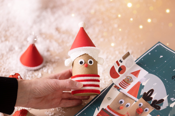 Advent Calendar Recycled - DIY Christmas Landscape