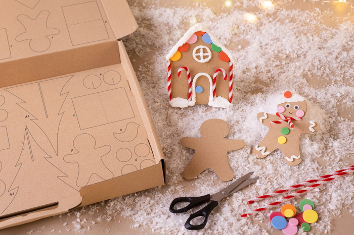 Advent Calendar Recycled - DIY Christmas Landscape