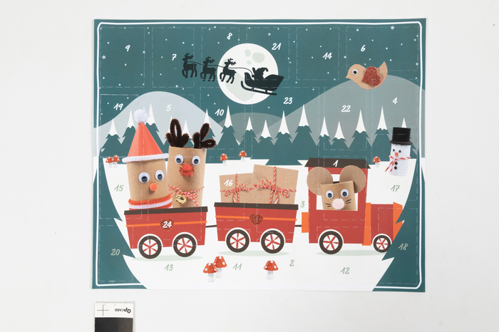 Advent Calendar Recycled - DIY Christmas Landscape